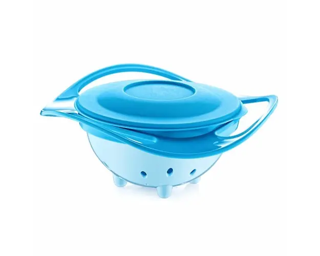 Bol multifunctional cu capac si rotire 360 grade Amazing Bowl, Diverse Culori