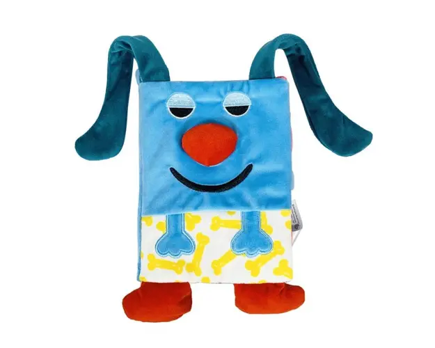 Carte senzoriala bebe, cu picioruse, educativa pentru bebelusi, 18.5 x 15 x 3 cm, Empria, Catel
