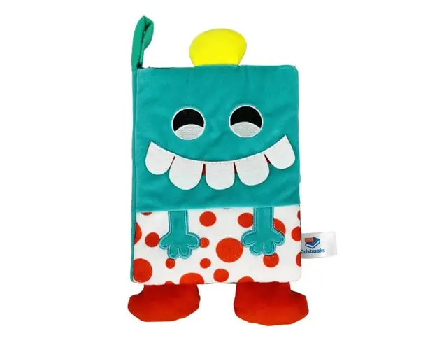 Carte senzoriala bebe, cu picioruse, educativa pentru bebelusi, 18.5 x 15 x 3 cm, Empria, Diverse modele