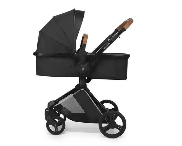 Carucior transformabil 2 in 1 Skiddou Nasjo Onyx, Negru