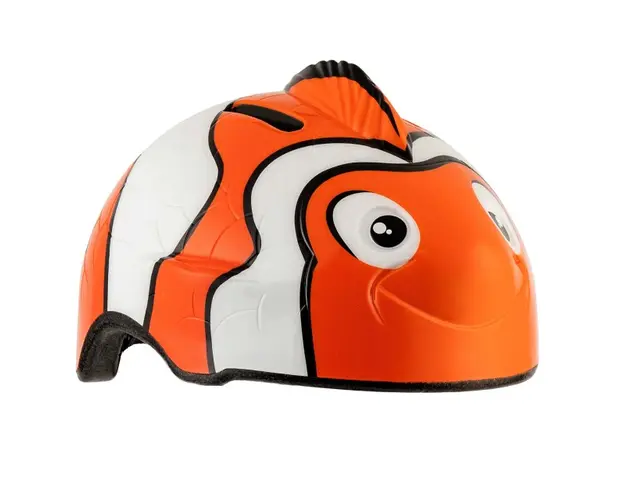 Casca bicicleta copii, dimensiune reglabila 49-55 cm, 2-7 ani, Clown Fish Portocaliu