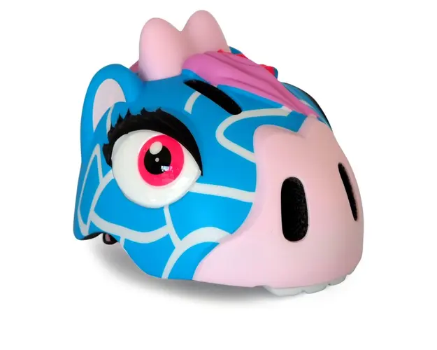 Casca bicicleta copii, model 3D, dimensiune reglabila 49-55 cm, 2-7 ani, Giraffe Bleu