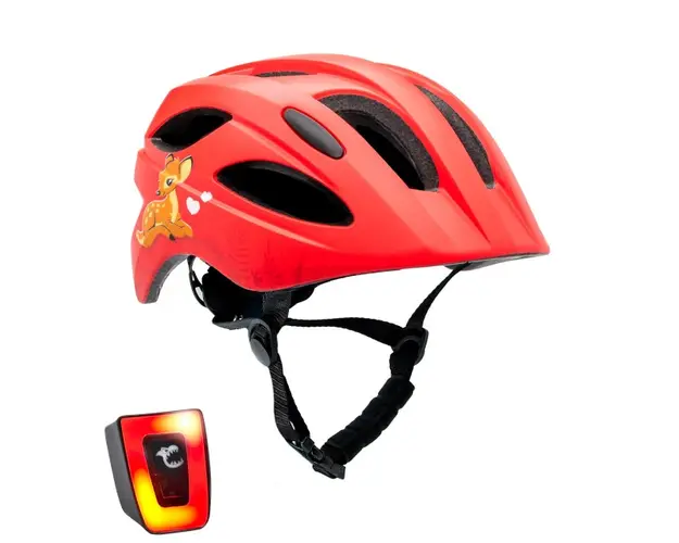 Casca bicicleta copii, dimensiune reglabila 54-58 cm, 6-12 ani, Rosu