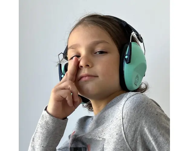 Casti antifonice copii Vivid, ajustabile, Empria, Aqua Vibe