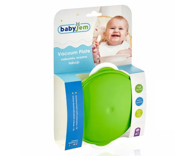 Castron cu ventuza si capac BabyJem, Diverse culori