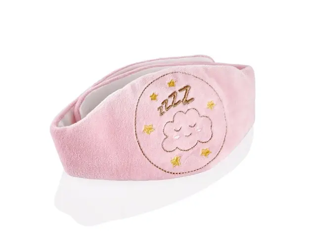 Centura anticolici cu samburi de cirese Sleepy Cloud, Roz
