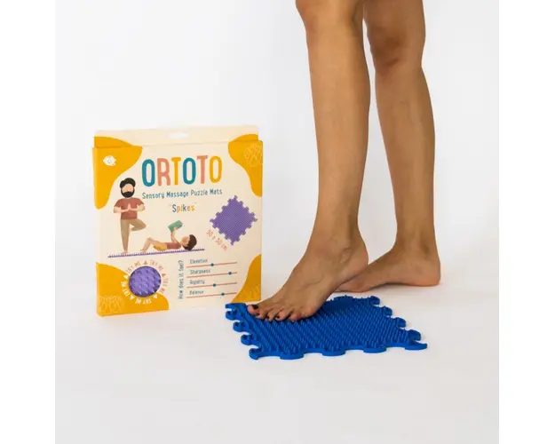 Covoras ortopedic pentru masaj, 1 piesa, textura rigida, model Spikes, Diverse culori