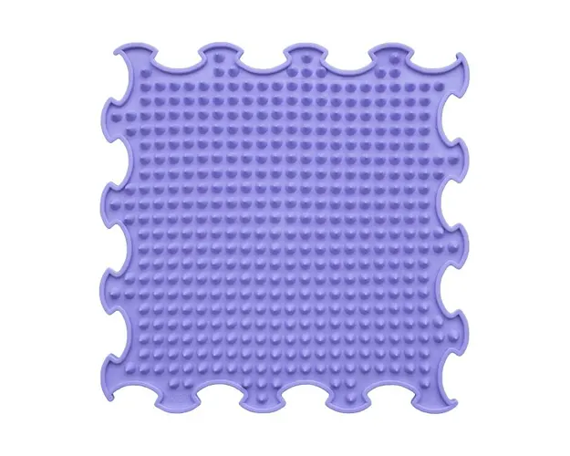 Covoras ortopedic pentru masaj, 1 piesa, textura rigida, model Spikes, Mov