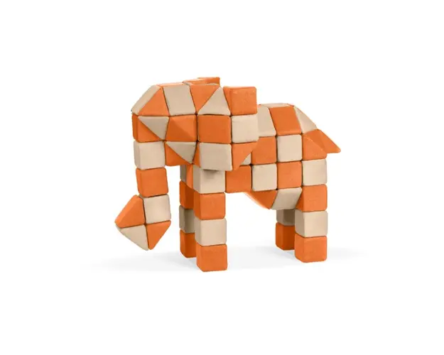 Cuburi CREATIVE Magnetice, JollyHeap, 100 cuburi, Diverse culori