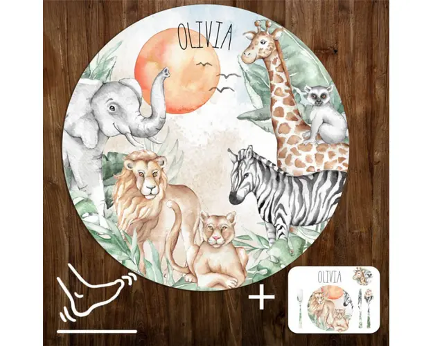 INSPIO covor pentru copii - SAFARI