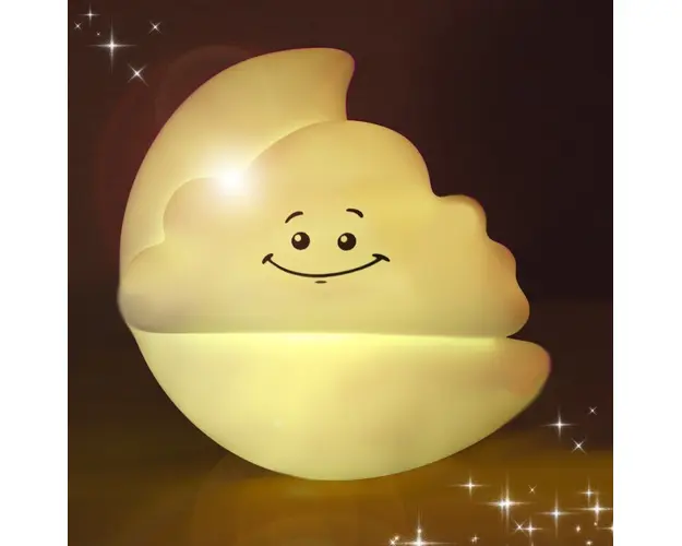Lampa de veghe, LED cu 16 moduri de culoare, lumina reglabila, Luna