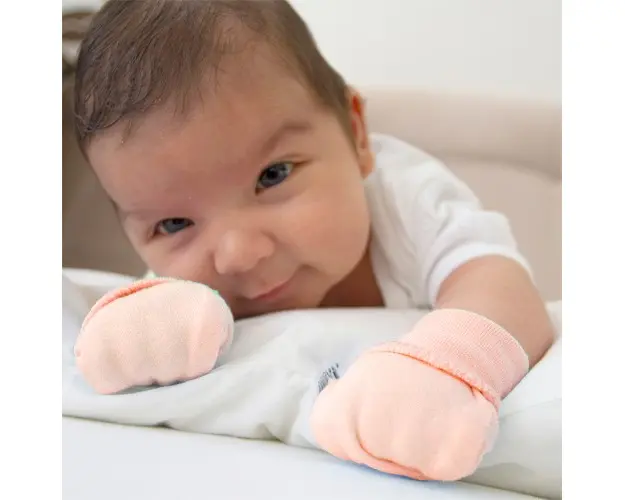 Manusi pentru nou nascuti Baby Glove, Somon