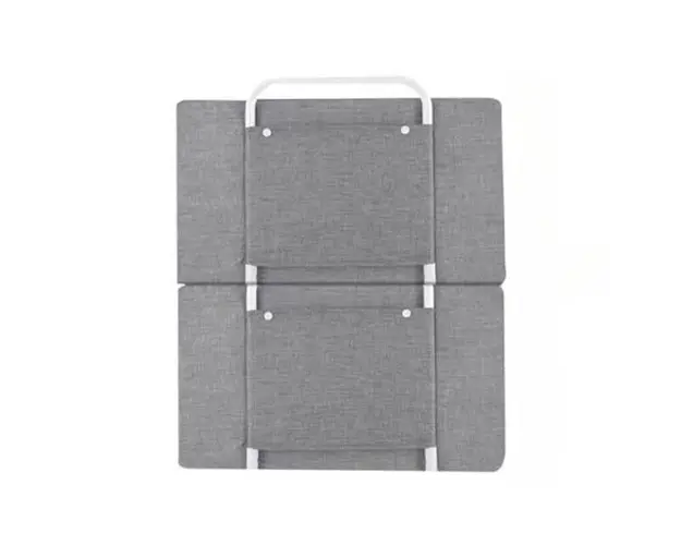 Mini-Bumper protectie pat, 60(L)x56(H) cm, Gri