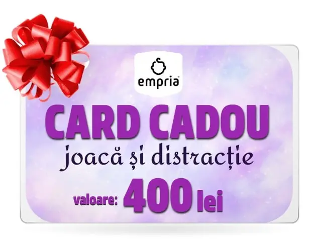 Card Cadou Joaca si Distractie, Empria, 400 lei
