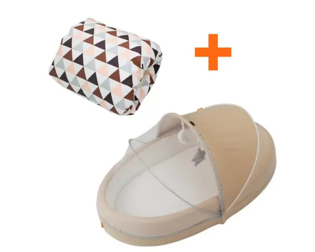 PACHET: Cosulet Baby Nest Cappuccino + Perna de alaptare, Romb, Empria
