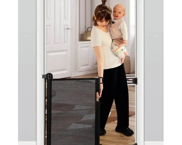 Poarta de siguranta retractabila extra lunga, 180 cm, Diverse dimensiuni si culori