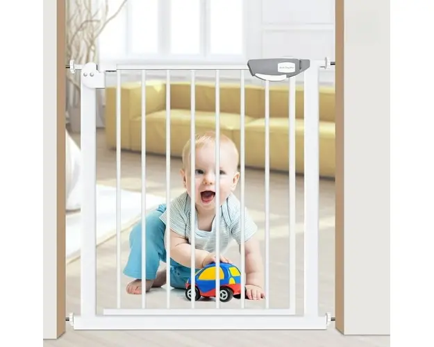 Poarta siguranta copii cu inchidere tripla, 75-84 cm