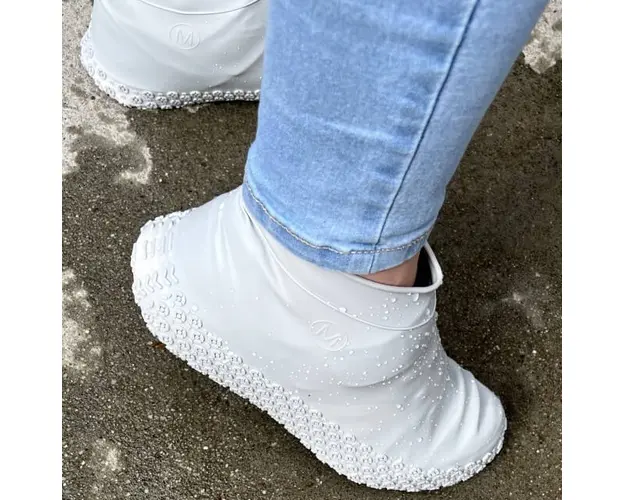 Protectii pentru incaltaminte, impermeabile de silicon, anti-alunecare, Empria, marime S 30 - 34, Gri