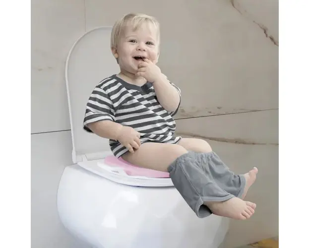 Reductor WC copii moale uni pentru toaleta BabyJem, Diverse culori