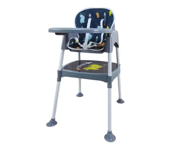 Scaun masa copii si bebelusi, Empria, 3 in 1, multifunctional, transformabil in scaunel si masuta, Astro Dino