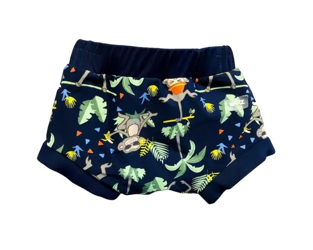 Scutece Reutilizabile pentru Inot Piscina, Protectie Soare UPF50+, Jungle Mix, Marimea S