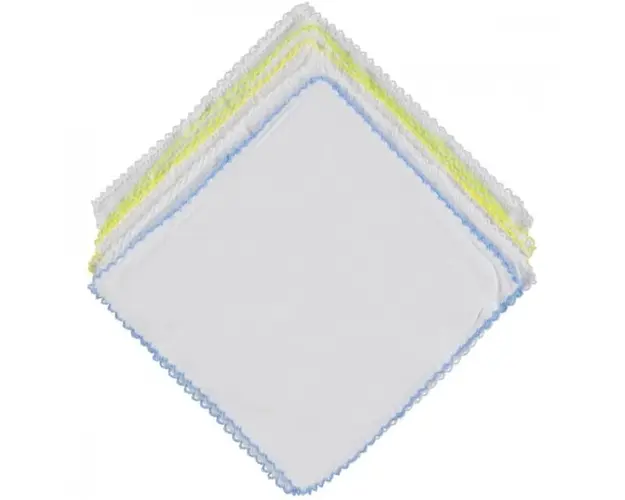 Set 10 batistute din bumbac pentru bebelusi 20x20 cm