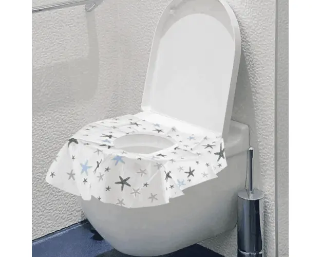 Set 10 protectii igienice de unica folosinta pentru colac toaleta
