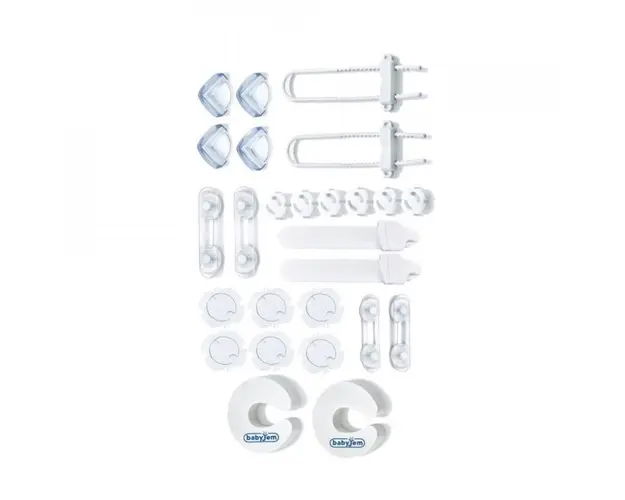 Set 26 protectii pentru mobilier BabyJem Home Safety Kit