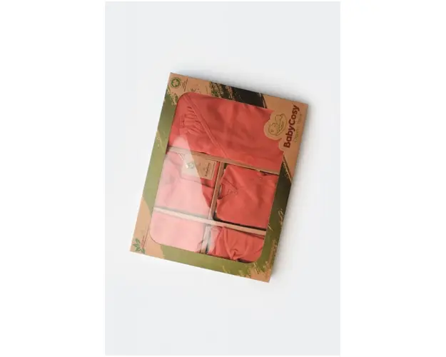 Set de 10 piese pentru nou nascut - 100% bumbac organic - Scortisoara, BabyCosy