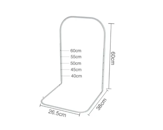 Suport metalic Mini-Bumper, inaltime ajustabila intre 40-60 de cm