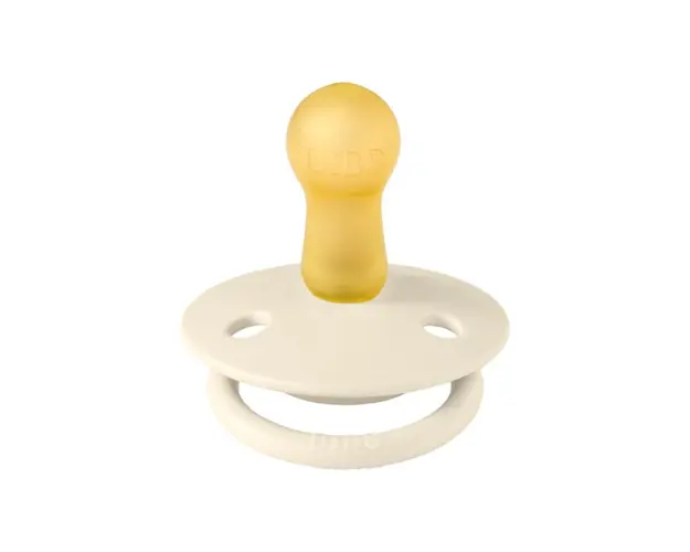 Suzeta Bibs de lux latex tetina rotunda 6 luni + Ivory