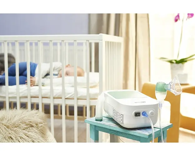 Nebulizator cu aspirator nazal 2 in 1 Omron DuoBaby