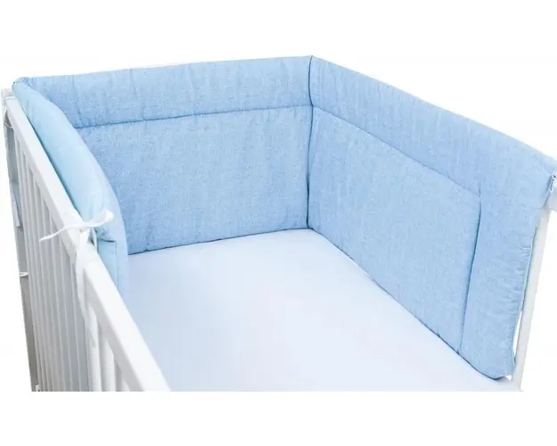Aparatoare laterala pentru patut 190 x 40cm Albastru pal