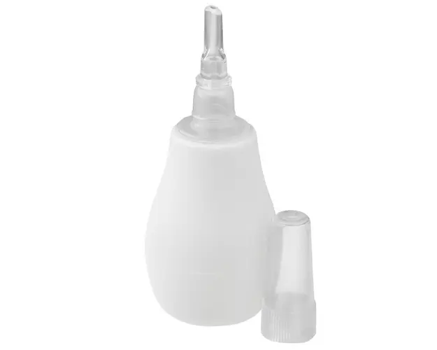 Aspirator nazal Baby Ono cu varf de silicon Alb