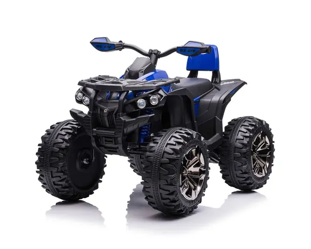 ATV electric 4 x 4 QLS-3288 pentru copii albastru