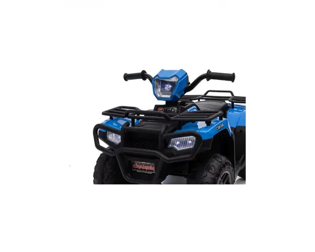 Atv electric albastru pentru copii quad cu acumulator 2x45W