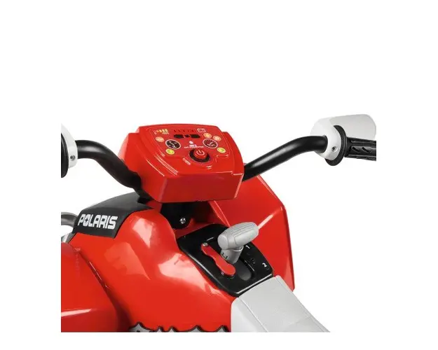 ATV Peg Perego Polaris Outlaw 330 W 12V 3 ani+ negru rosu