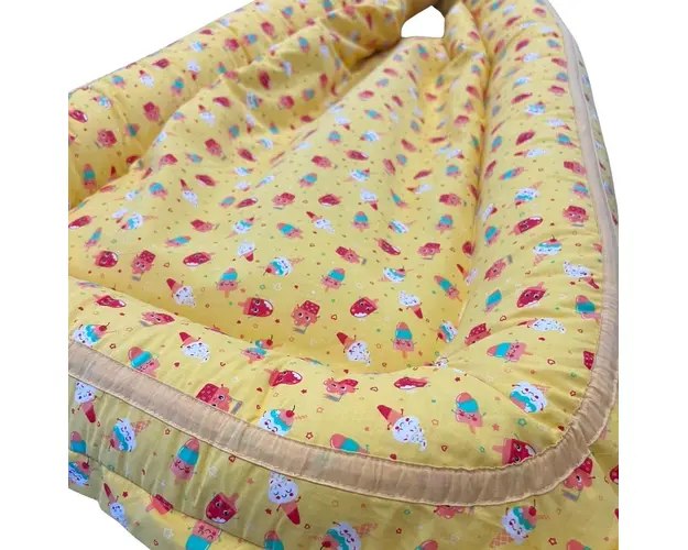 Baby Nest Dream of Ice Cream culcus bebelus pentru dormit reversibil multifunctional 100 x 60 cm