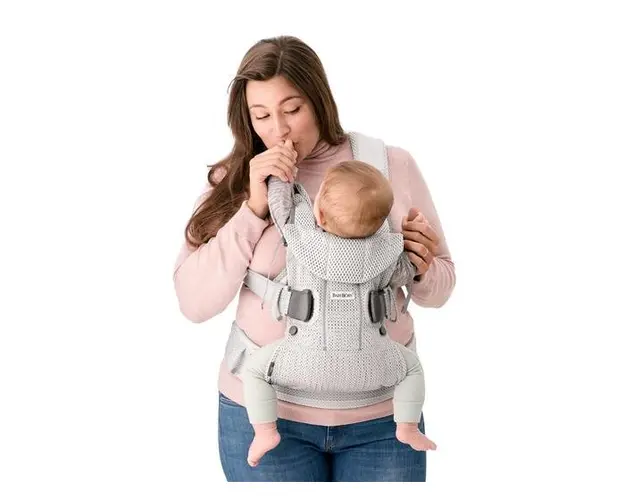 Marsupiu anatomic One Air Greige 3D Mesh