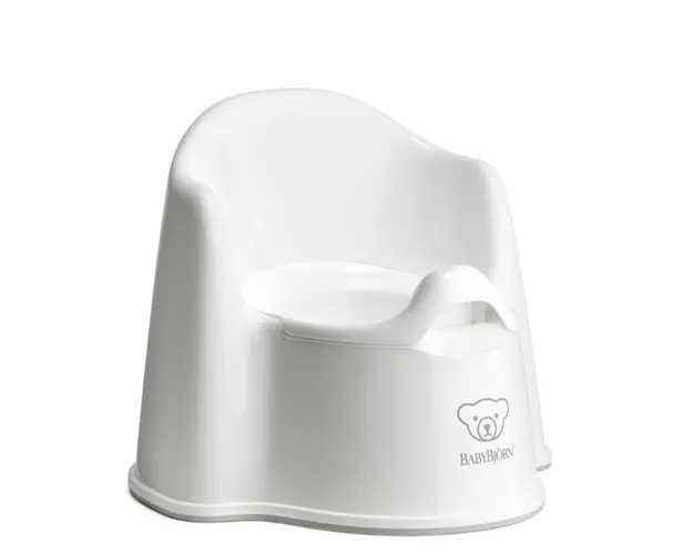 Olita cu protectie spate Potty Chair BabyBjorn white