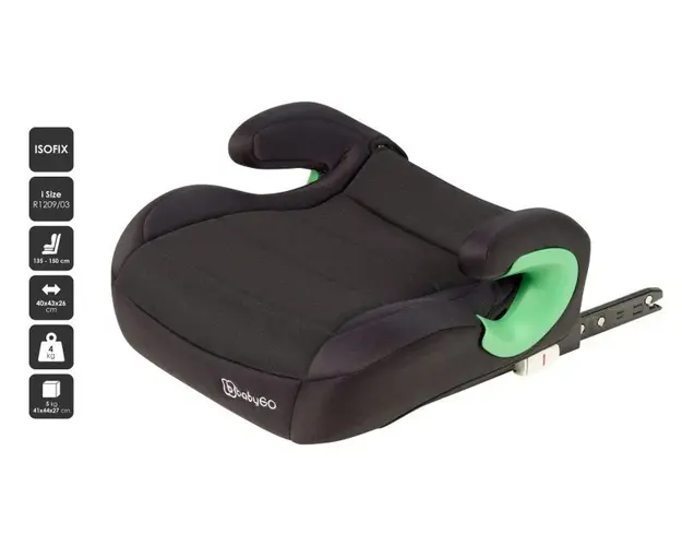 Inaltator auto booster BabyGo i-Size Bursa IIIl 135-150 cm Black