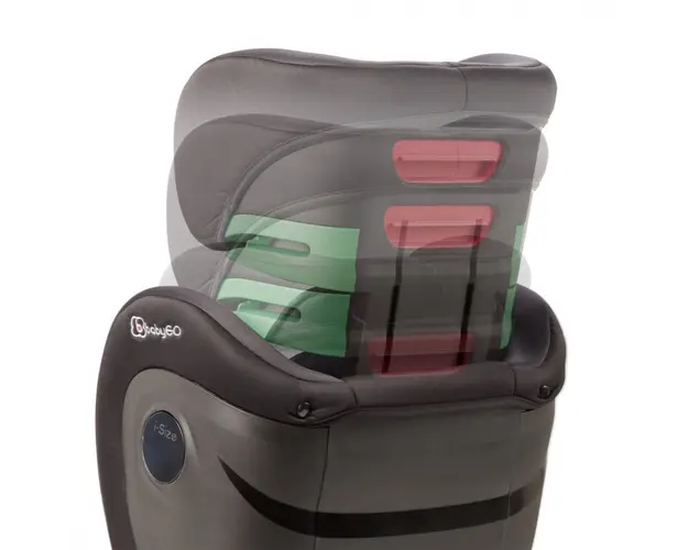 Scaun auto BabyGo i-Size SafeChild Black 100-150 cm certificat R129