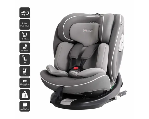 Scaun auto Nova2 certificat R129 40 -150cm Gray