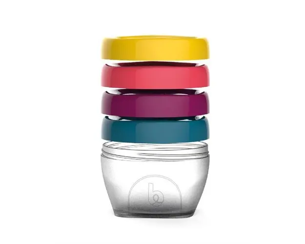 Set 4 recipiente pentru pastrarea hranei 120 ml