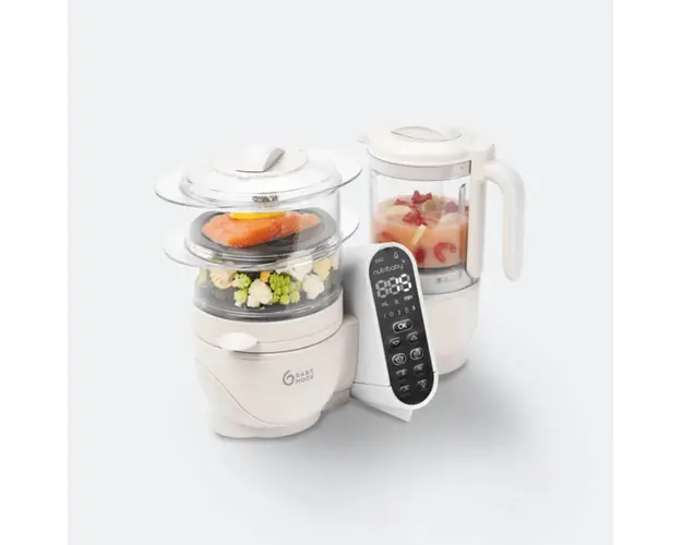 Robot multifunctional 5 in 1 Babymoov Nutribaby + Mineral Beige
