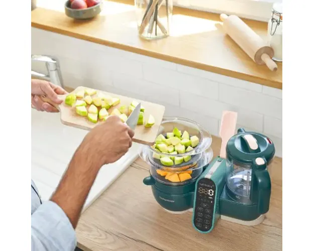 Robot multifunctional Babymoov Nutribaby + 6 in 1 Opal green