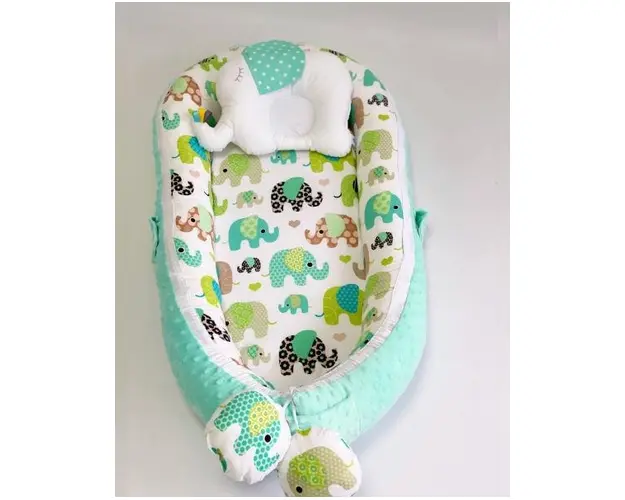Babynest Plush MyKids 0154 Elephant Blue