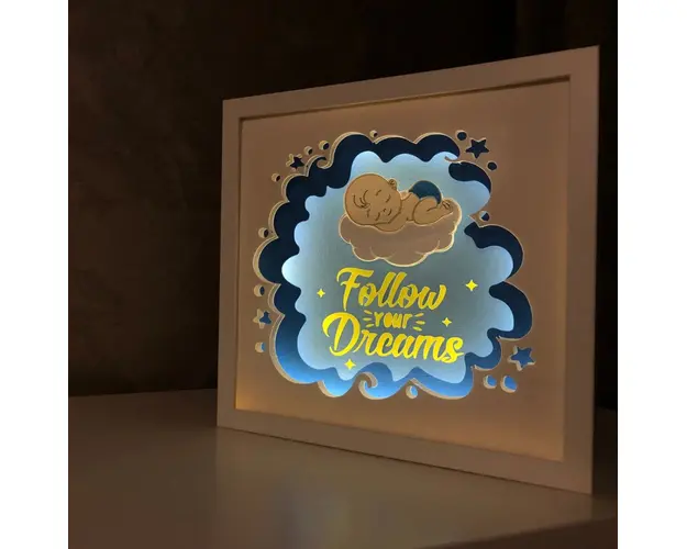 Tablou luminos Baietel 002