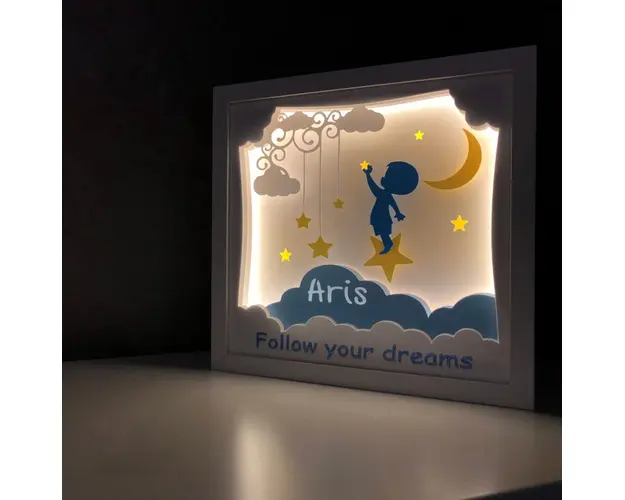 Tablou luminos Baietel 011