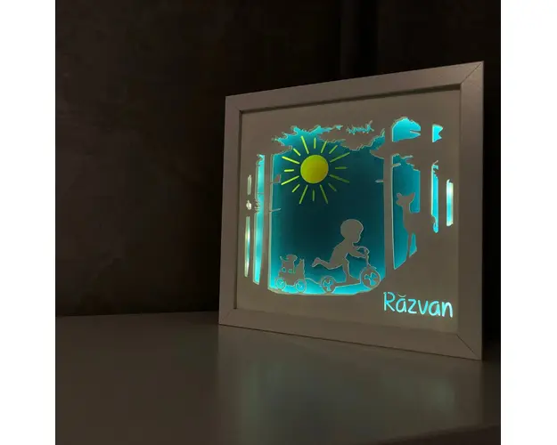 Tablou luminos Baietel 014